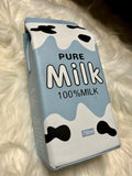 Novelty Dairy Mini Milk Carton Handbag