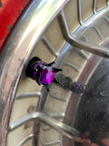 King & Queens Crown Tyre Valve Cap - purple