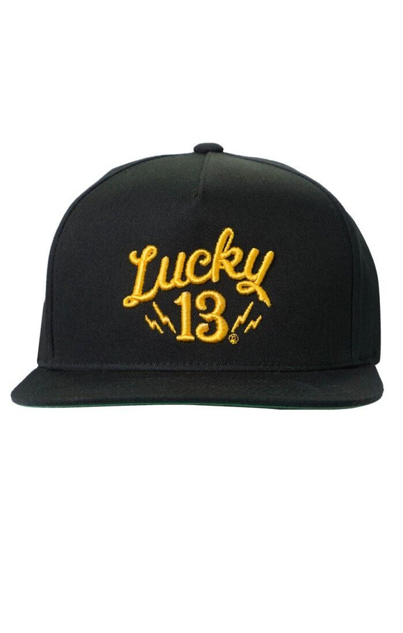 Lucky 13 - The Shocker Cap Black / Gold