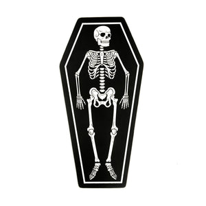Sourpuss Skeleton Coffin Kitchen Board