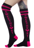 Sourpuss Sweetheart Knee Socks